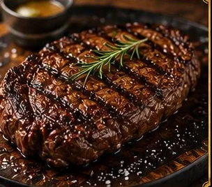 Entrecôte de bœuf grillée et frites fraîches du restaurant Opium à Marseille La Valentine