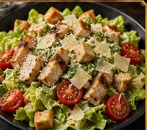 Salade César au poulet grillé du restaurant Opium à Marseille La Valentine