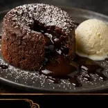 Fondant au chocolat du restaurant Opium à Marseille La Valentine